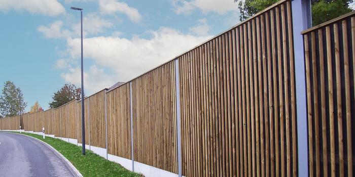 Wooden Noise Barrier