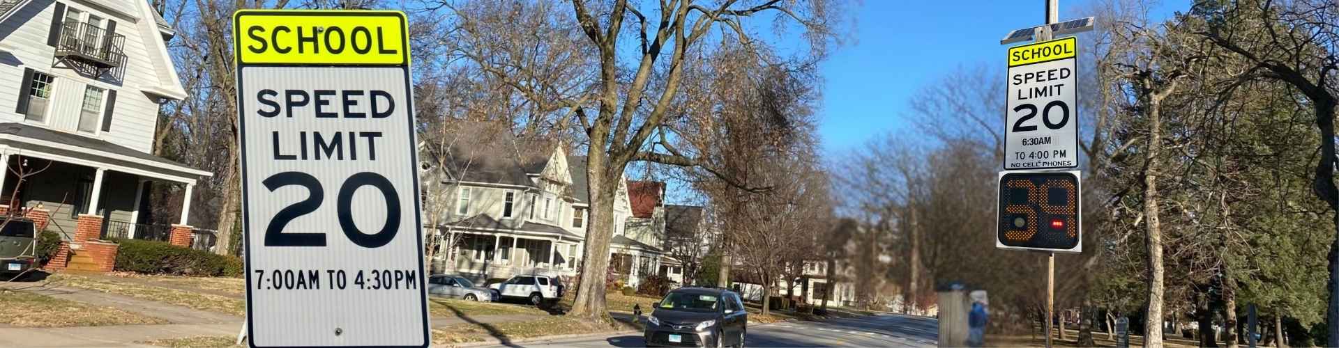 speed limit in a school zone