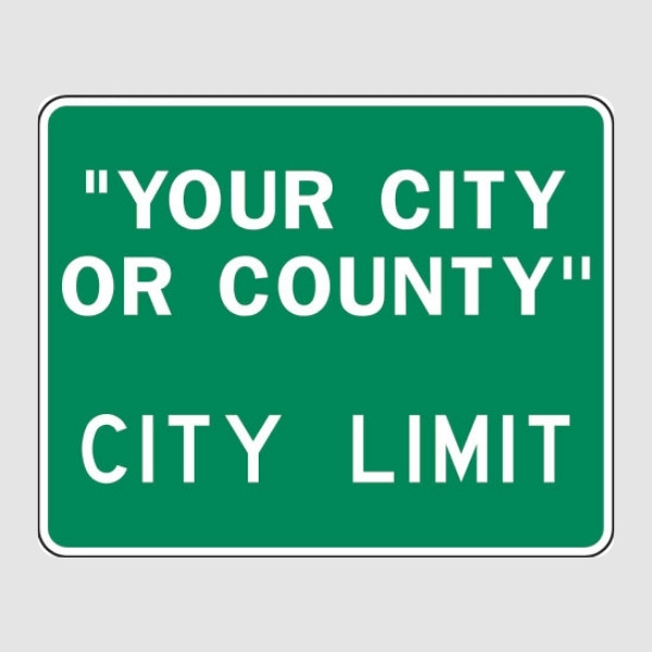 Custom City Limit Signs