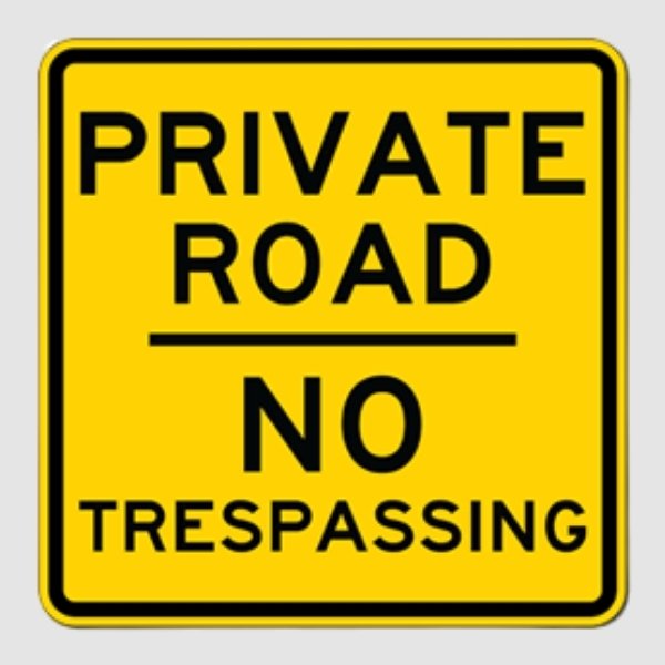 Custom Private Road Signs