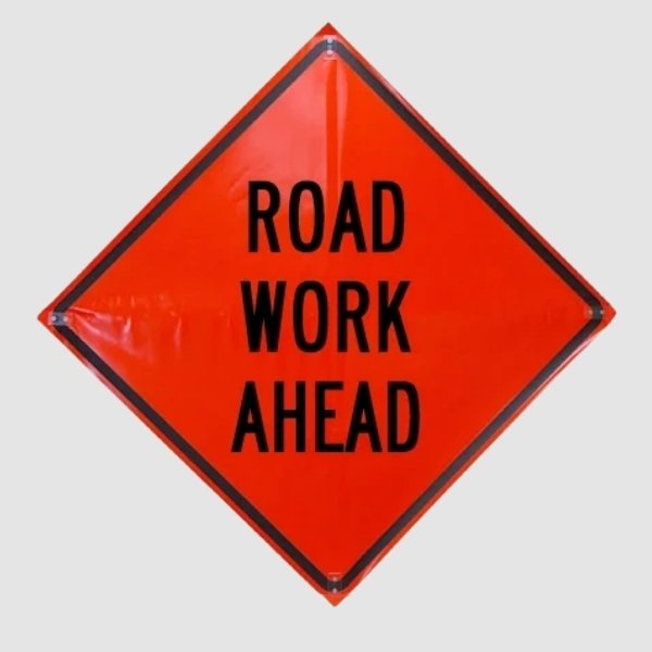 Customized Roll Up Construction Signs