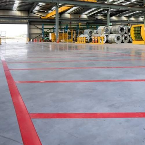 Cinta para marcar el piso de la fábrica