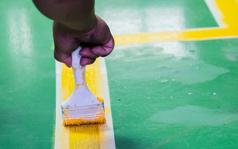 Pintura para marcar pisos