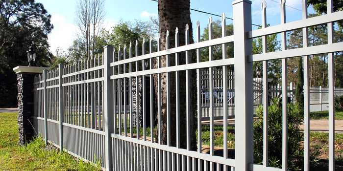 Metal Picket Fence