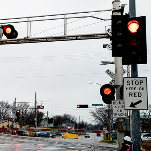 Feux de passage à niveau