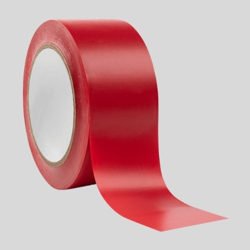 Cinta roja para marcar el suelo