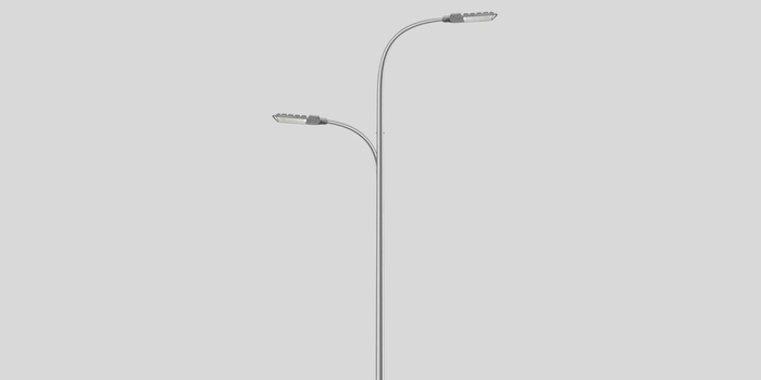 عمود إنارة أنبوبي الشكل