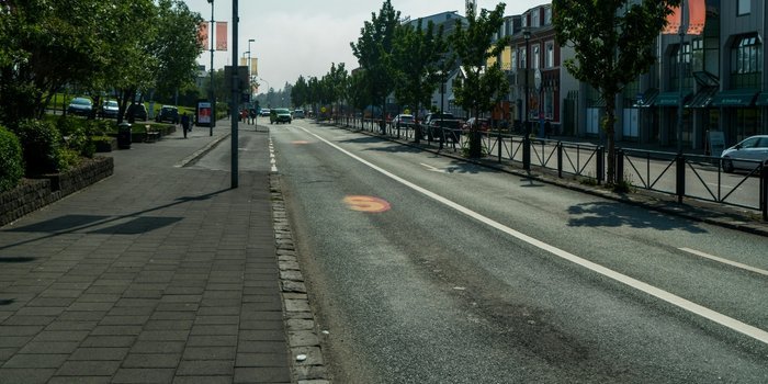 Paso de peatones sin señalizar