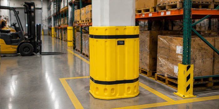 Protection de colonne en plastique